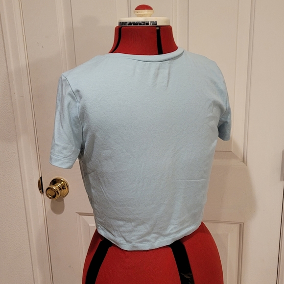 Wild Fable light blue crop tight top - Picture 2 of 3